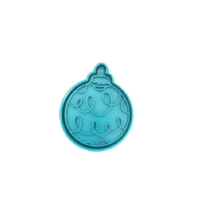 Hubbe Cookie Cutter - Christmas Squiggle Bauble