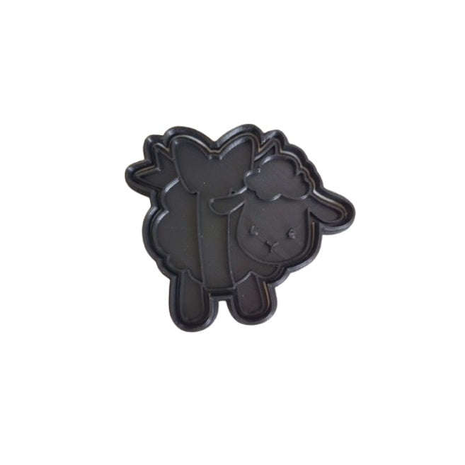 Hubbe Cookie Cutter - Easter Sheep with Ribbon