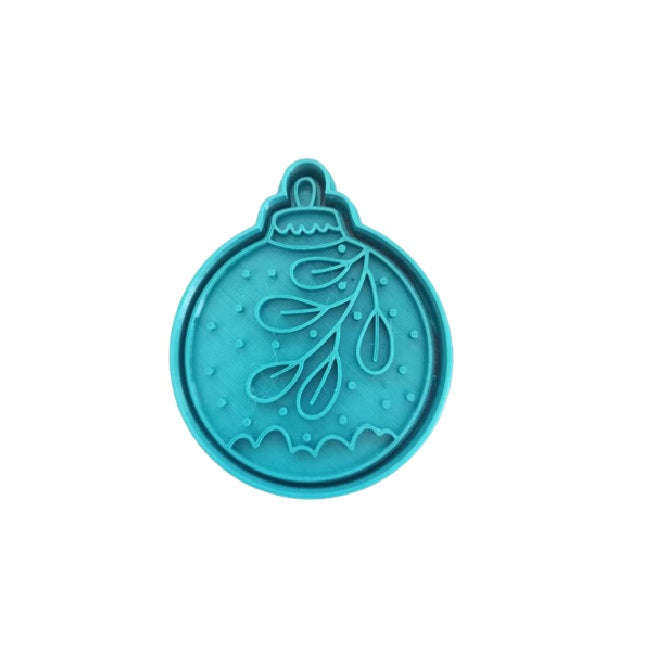 Hubbe Cookie Cutter - Christmas Mistletoe Bauble