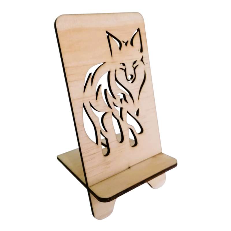 Wooden Laser Cut Mobile Phone Holder