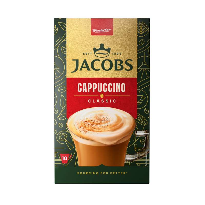 JACOBS Classic Cappuccino Instant Coffee 14.8g