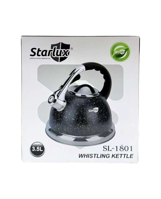 Starlux Whistling Tea Pot - Black
