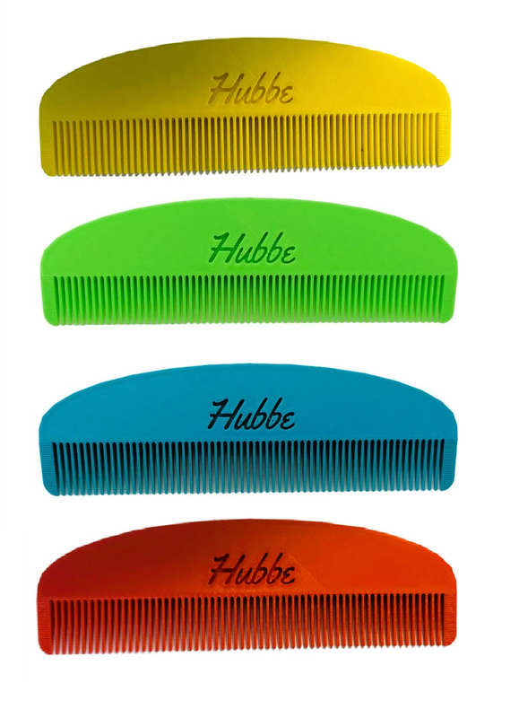 Hubbe Anti-Tangle Pocket Comb- Assorted