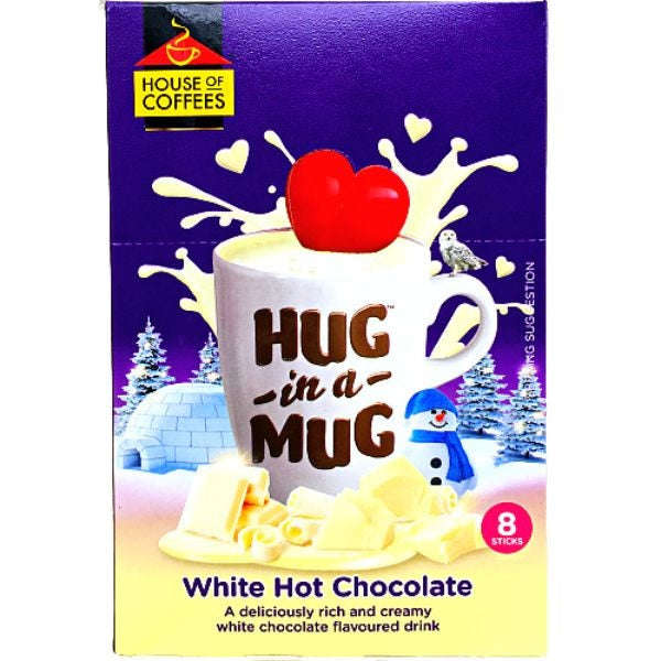Hug in a Mug - White Hot Chocolate 25g X 8