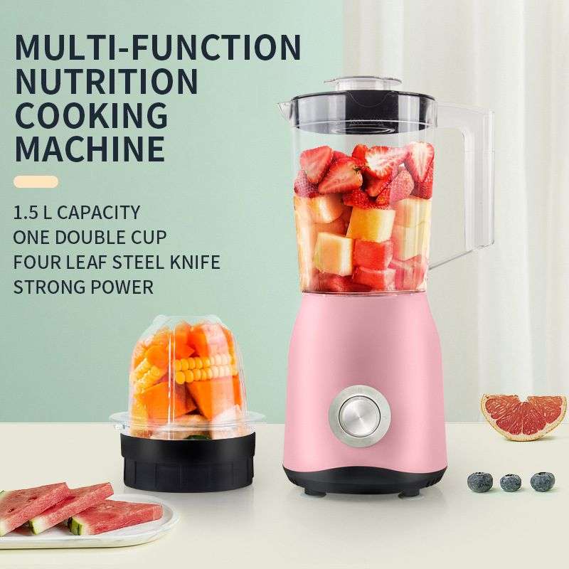 Silver Crest SC-08 1500W Juice Blenders for Kitchen-Pink