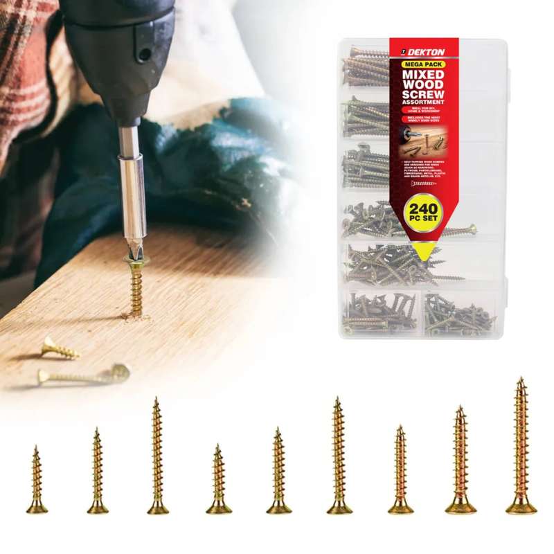DEKTON Mixed Wood Screw Assortment