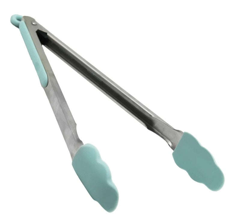 Hubbe Stainless Steel Silicone Tongs