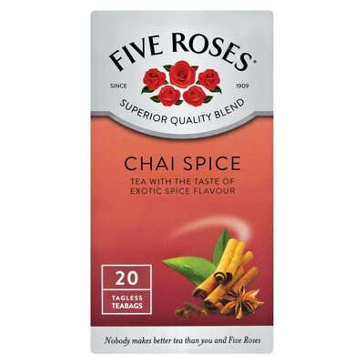 Five Roses Chai Spice Flavour Tea 20's