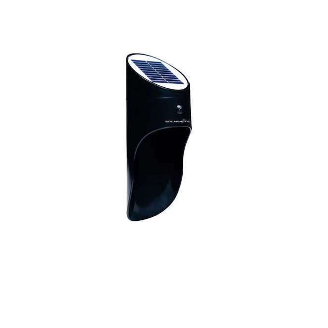 Solarmate 18 LED Solar Motion Sensor Wall Light - Black
