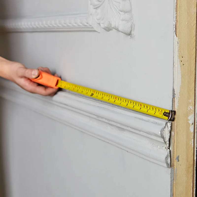 DEKTON HI VIS Orange Soft Grip Auto-Lock Tape Measure 5m x 19mm