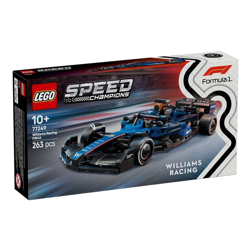 LEGO 77249 Speed Champions Williams Racing FW46 F1 Race Car