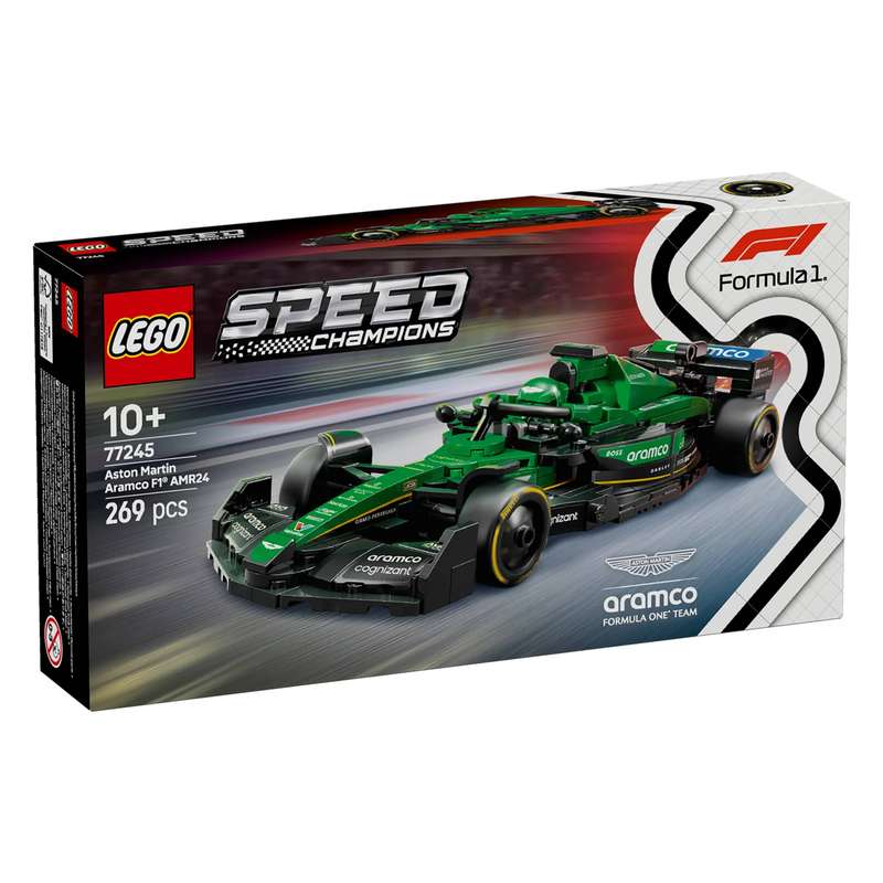 LEGO 77245 Speed Champions Aston Martin Aramco F1 AMR24 Race Car