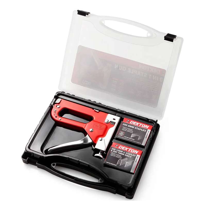 DEKTON 3-in-1 Staple Gun with Staples