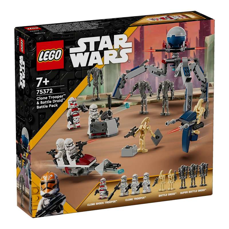 LEGO 75372 Star Wars Clone Trooper & Battle Droid Battle Pack