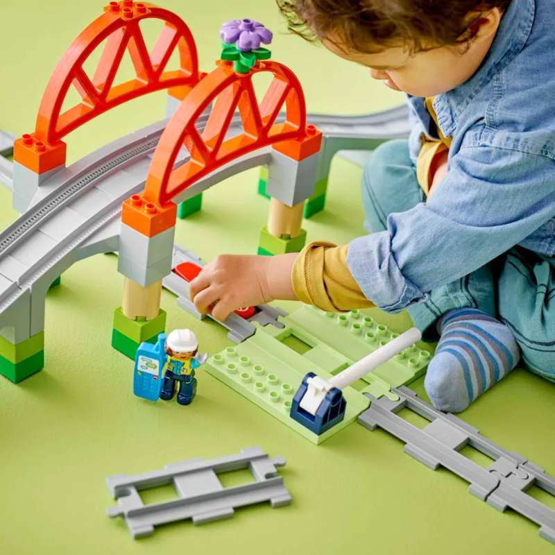 LEGO 10426 DUPLO Train Bridge and Tracks Expansion Set