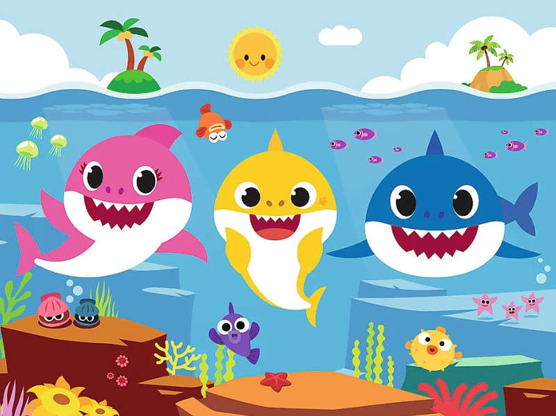 Trefl Underwater Sharks Puzzle 30 Piece