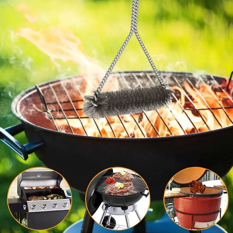 BBQ Grill Cleaner Triangular 38cm