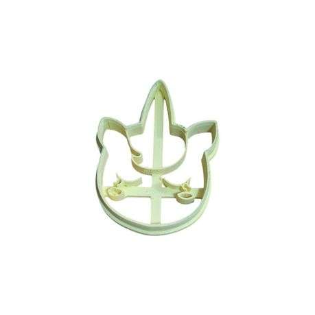 Hubbe Cookie Cutter - Unicorn Head Closed Eyes