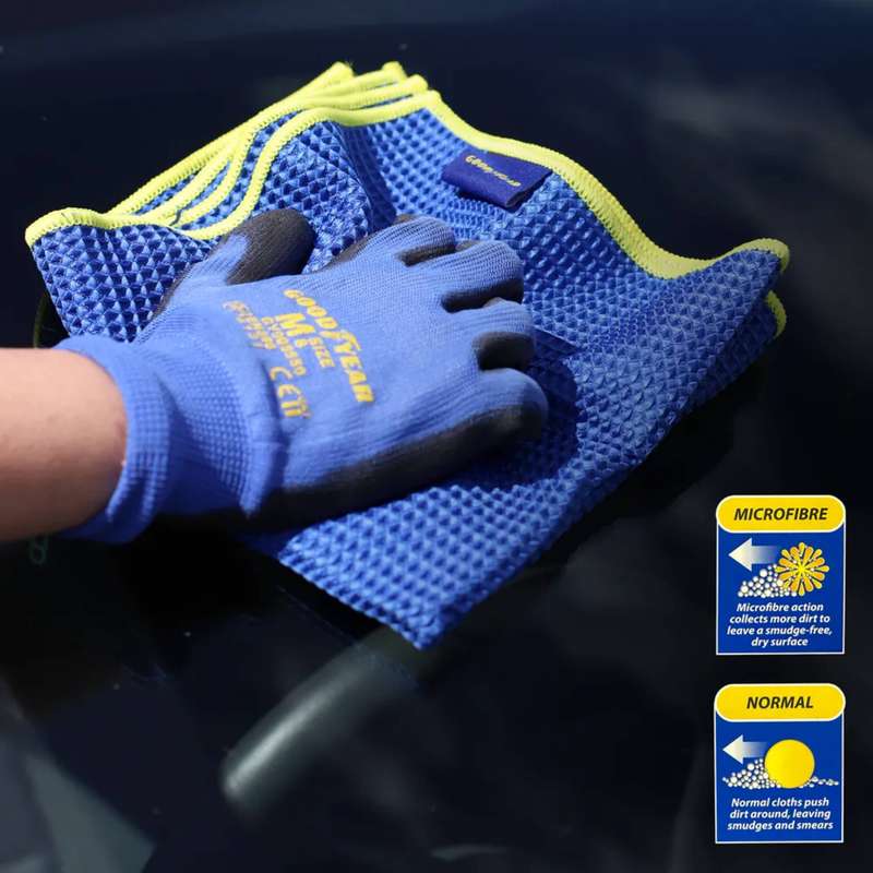 Goodyear Microfibre Waffle Cloth Large