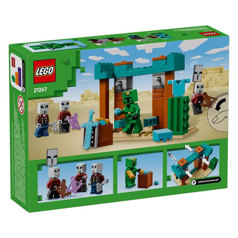 LEGO 21267 Minecraft The Illager Desert Patrol