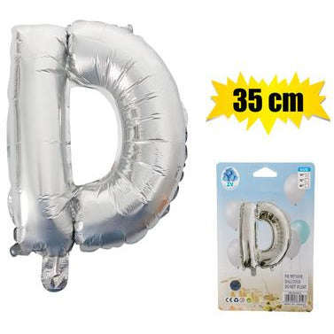 Silver Letter Helium Balloon 35cm