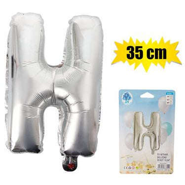 Silver Letter Helium Balloon 35cm