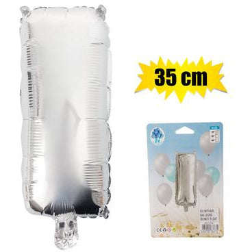 Silver Letter Helium Balloon 35cm