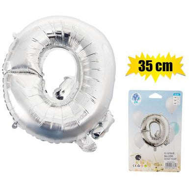 Silver Letter Helium Balloon 35cm