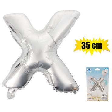 Silver Letter Helium Balloon 35cm