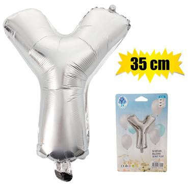 Silver Letter Helium Balloon 35cm