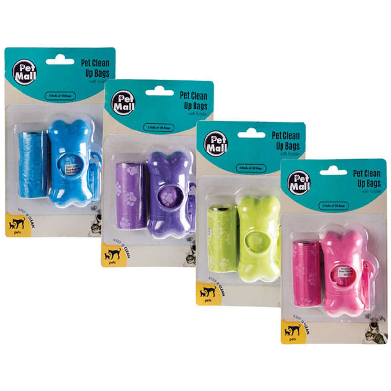 Pet Clean Up Bags with Holder