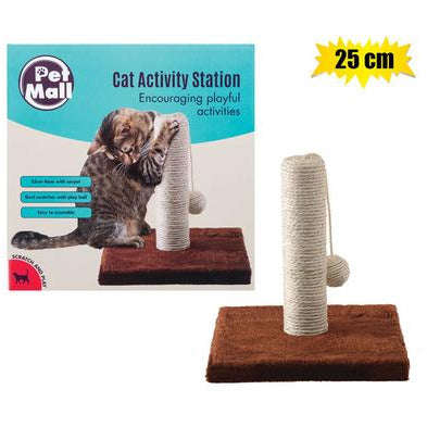 Pet cat toy activity station 25cm