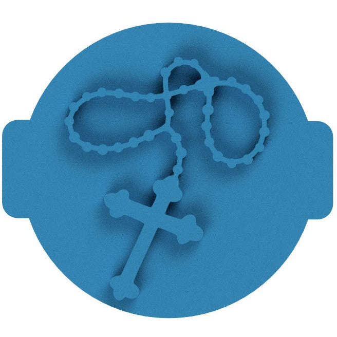 Hubbe Rosary Cookie Embosser