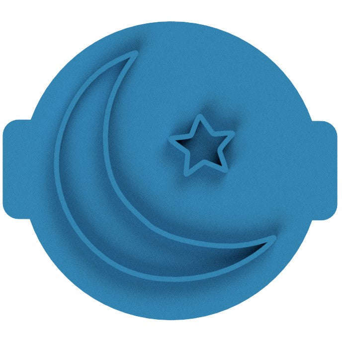 Hubbe Moon & Star Cookie Embosser