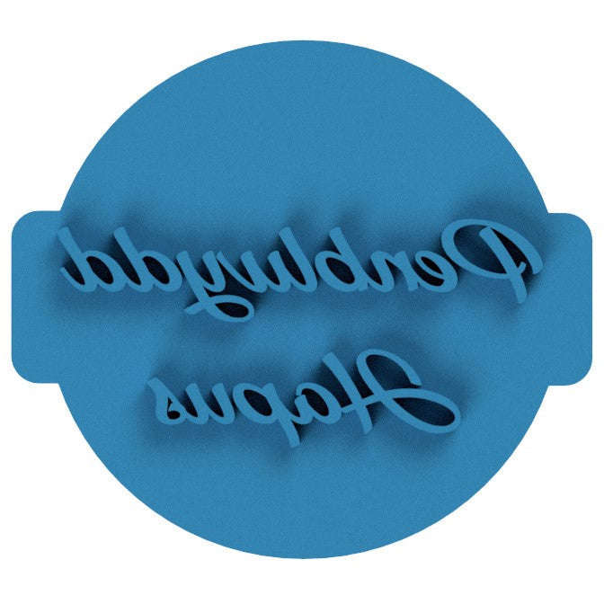 Hubbe Penblwydd Hapus - Happy Birthday in Welsh Cookie Embosser