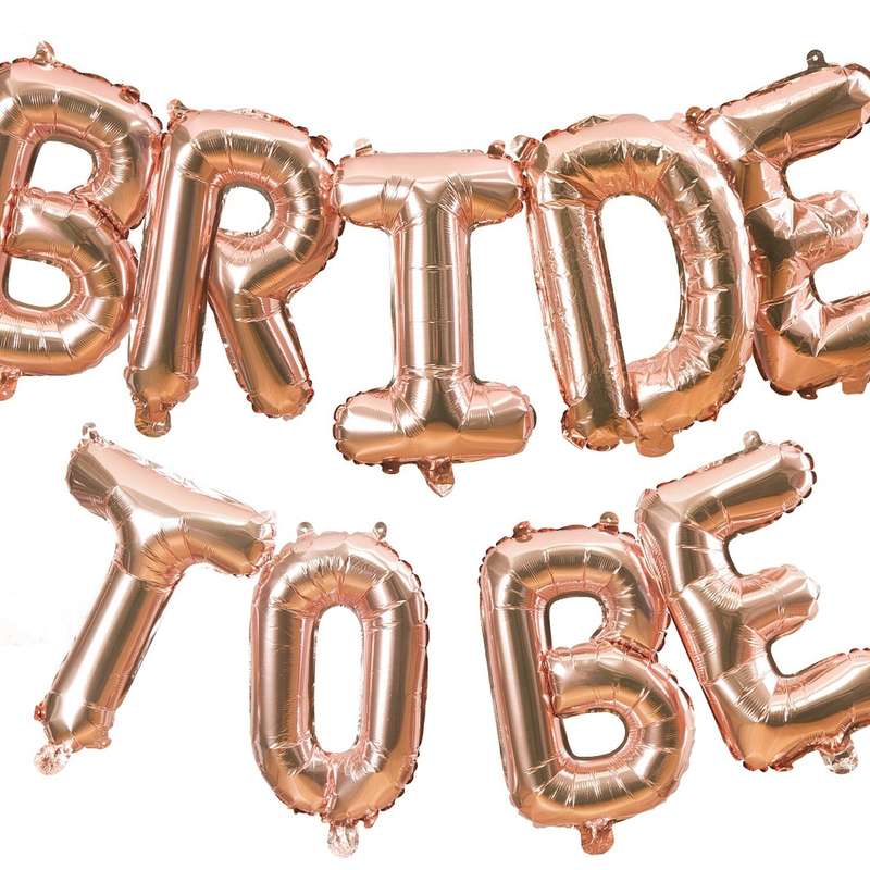 Bride To Be Foil Balloon - Rose Gold