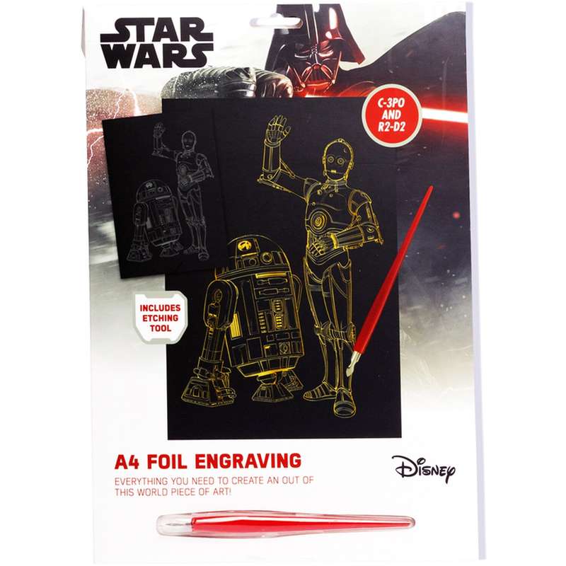 Star Wars A4 Foil Engraving