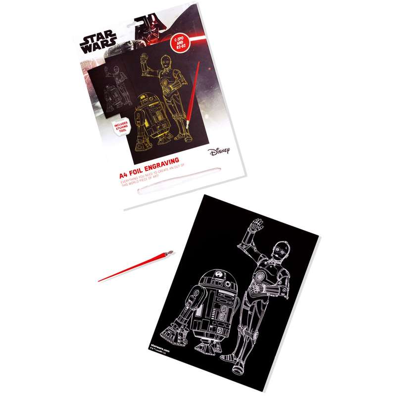 Star Wars A4 Foil Engraving