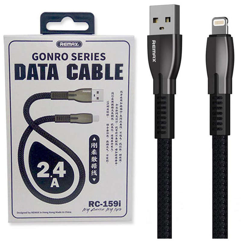 Remax Gonro Series Data Cable for Iphone RC-159i  Black