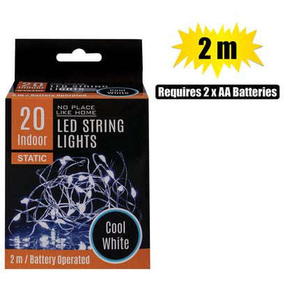 Light Fairy LED Battery Operated 20 x 2m