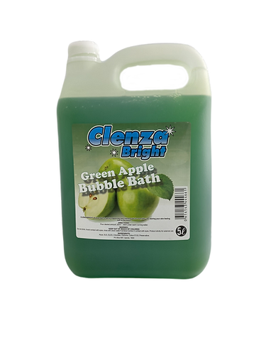 Clenza Bright Green Apple Bubble Bath 5Lt