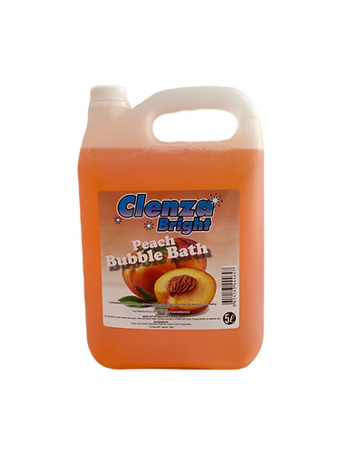 Clenza Bright Peach Bubble Bath 5Lt