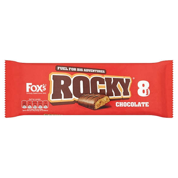 Fox's Rocky Chocolate Biscuit Bar 8x21g pack