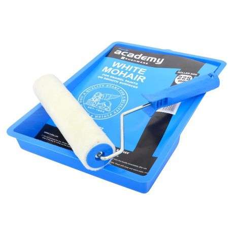 Academy White Mohair Roller Set 225mm F5514   85