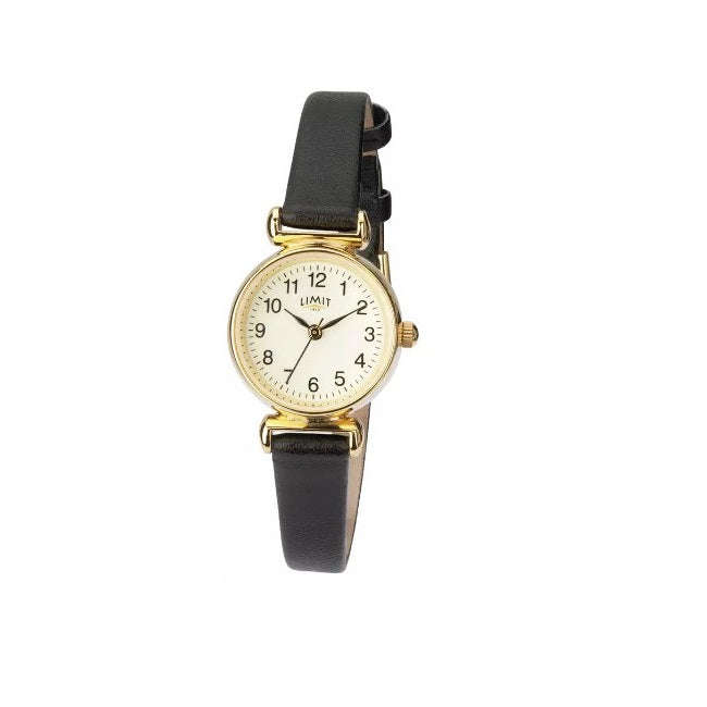 Limit Ladies Glow Dial Gold Plated Strap Watch