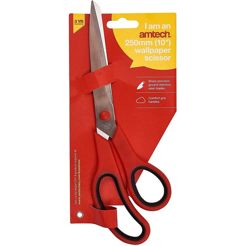 Amtech 250mm (10") Pro Wallpaper Scissors R0125