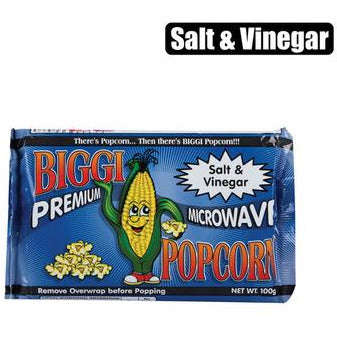 Biggi Premium Microwave Popcorn Salt & Vinegar