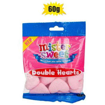Mister Sweet Gummy Double Love Hearts 60g