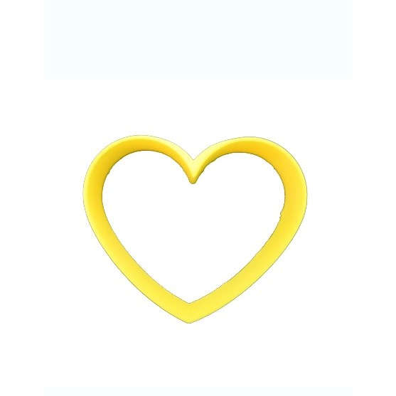 Hubbe Cookie Cutter - 3D Heart