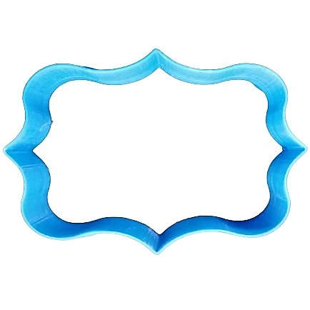 Hubbe Cookie Cutter - Scroll Frame